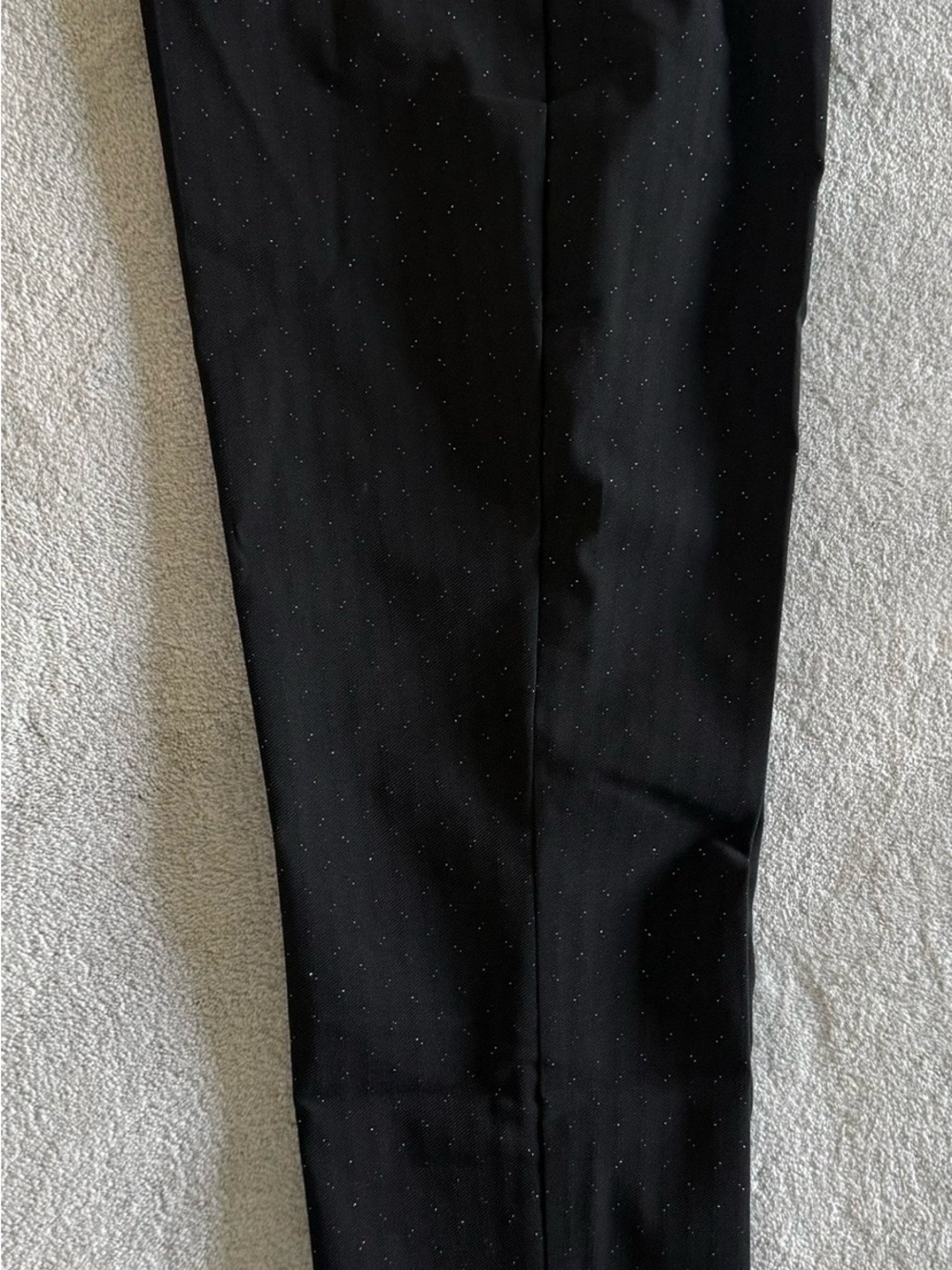 Black Sparkle Straight Leg Pants